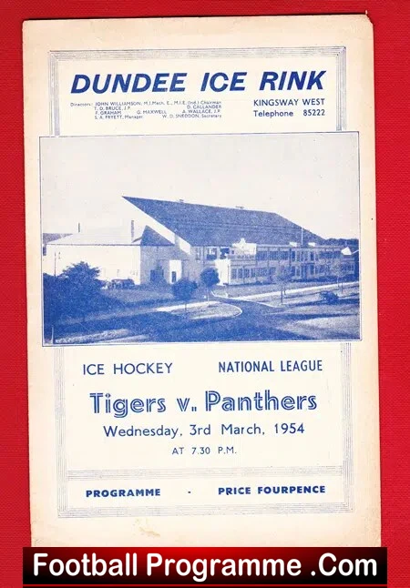 Dundee Tigers Ice Hockey v Perth Panthers 1954 - Scotland - Image 2