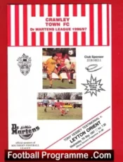 Tony Vessey Football Testimonial Benefit Crawley Town Signed