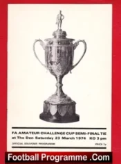Leatherhead v Ilford 1974 – FA Amateur Cup Semi Final Millwall
