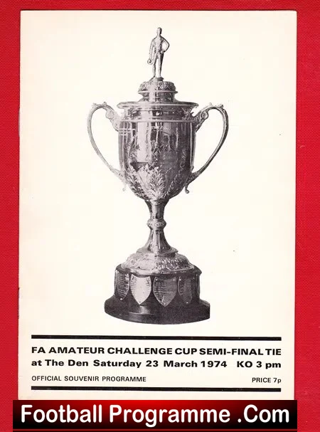 Leatherhead v Ilford 1974 - FA Amateur Cup Semi Final Millwall - Image 2