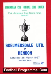 Skelmersdale United v Hendon Town 1967 – Amateur Cup Semi Final