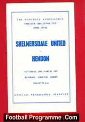 Skelmersdale United v Hendon Town 1967 Amateur Cup Semi Final