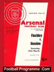 Finchley v Hendon 1965 – Amateur Cup Semi Final