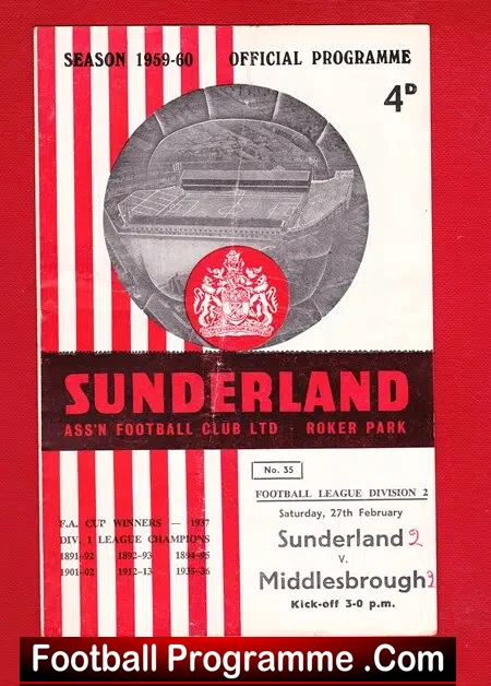Sunderland v Middlesbrough 1960 - Image 2