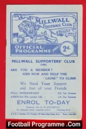 Millwall v Exeter City 1949