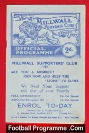 Millwall v Exeter City 1949