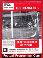 Glasgow Rangers v Rapid Vienna 1964 – European Cup