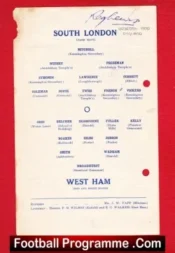 South London v West Ham 1947 – Schoolboys Corinthian Cup Final