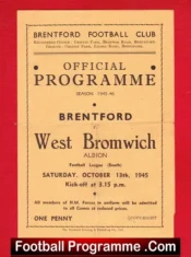 Brentford v WBA 1945 – Football League South Match