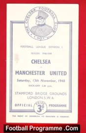 Chelsea v Manchester United 1948 – to clear