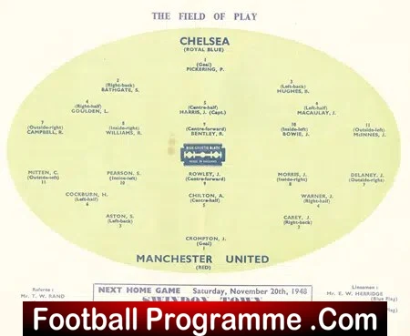 Chelsea v Manchester United 1948 - to clear - Image 3