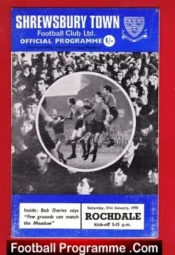 Shrewsbury Town v Rochdale 1970