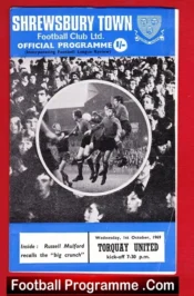 Shrewsbury Town v Torquay United 1969