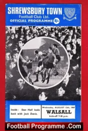 Shrewsbury Town v Walsall 1969