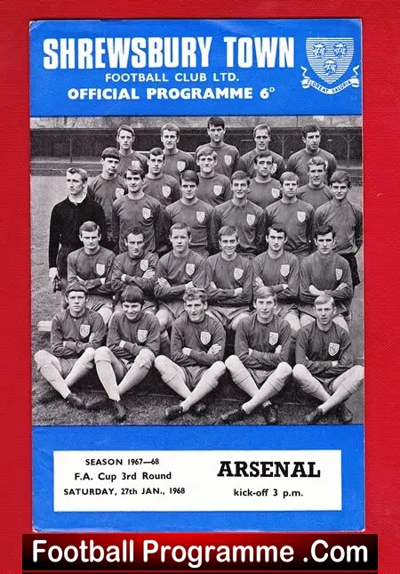 Shrewsbury Town v Arsenal 1968 - Image 2