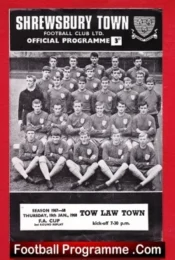 Shrewsbury Town v Tow Law Town 1968 – FA Cup Replay