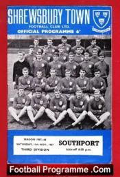 Shrewsbury Town v Southport 1967