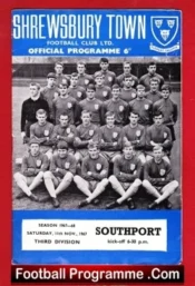 Shrewsbury Town v Southport 1967