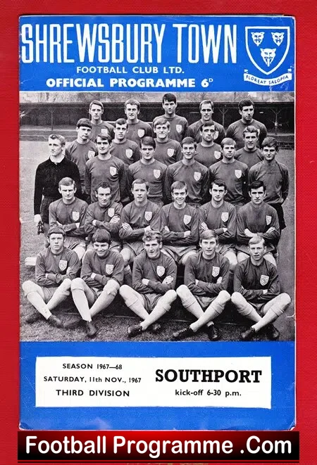 Shrewsbury Town v Southport 1967 - Image 2