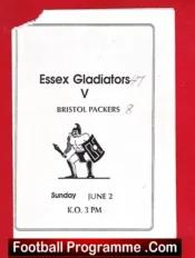 Essex Gladiators v Bristol Packers British American Football 91