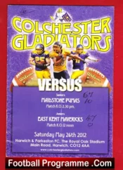 Colchester Gladiators v Maidstone British American Football 12