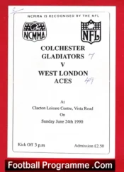 Colchester Gladiators v West London British American Football 90