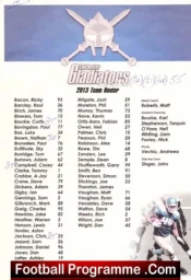 Colchester Gladiators Roster British American Football