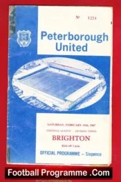 Peterborough United v Brighton 1967