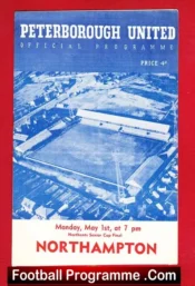 Peterborough United v Northampton Town 1961 – N Senior Cup Final