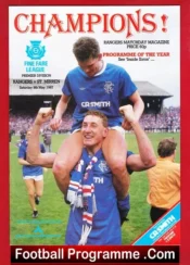 Glasgow Rangers v St Mirren 1987