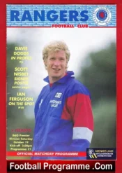 Glasgow Rangers v Heart Of Midlothian Hearts 1991