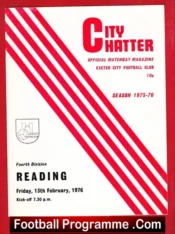 Exeter City v Reading 1976