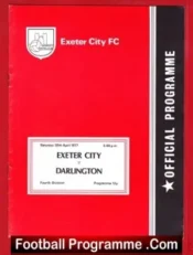 Exeter City v Darlington 1977