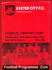 Exeter City v Newport County 1977