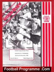 Exeter City v Tranmere Rovers 1978