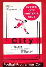 Exeter City v Reading 1972