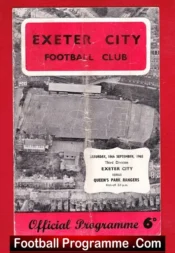 Exeter City v QPR 1965