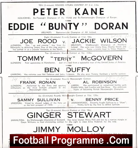 Boxing - Peter Kane v Eddie Doran 1948 - Belle Vue Manchester - Image 3