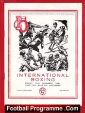 Boxing – Johnny Sullivan v Jan Hagenaar 1954 – Manchester