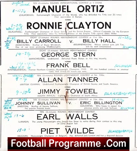 Boxing - Ronnie Clayton v Manuel Ortiz 1949 - Manchester - Image 3
