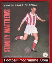 Stoke City Stanley Matthews Sports Stars Of Today Book 1960s