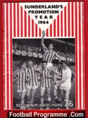 Sunderland Football Club Promotion Year Souvenir Brochure 1964