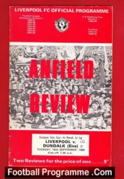Liverpool v Dundalk 1969 – 10 – Nil – Fairs Cup Irish Team
