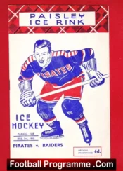 Paisley Pirates Ice Hockey v Ayr Raiders 1952 – Scotland