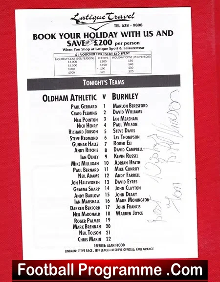 Barry Swallow Testimonial Benefit Match York City 1976 - Signed - Image 5