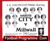 Manchester City v Millwall 1979 – Youth Cup Final