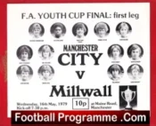 Manchester City v Millwall 1979 – Youth Cup Final