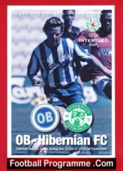 Odense v Hibernian 2006 – Intertoto Cup Denmark Hibs