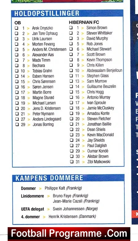 Odense v Hibernian 2006 - Intertoto Cup Denmark Hibs - Image 3