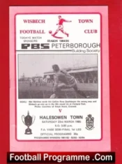 Wisbech Town v Halesowen Town 1985 – FA Vase Semi Final